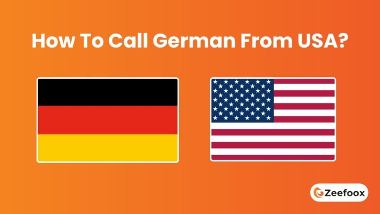 How To Call German From The USA